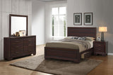 Kauffman 4-piece Queen Bedroom Set Dark Cocoa | Gallery | 204390Q-S4 204391Q-S4 204390KE-S4 204391KE-S4 204390KW-S4 204391KW-S4 204390Q-S5 204391Q-S5 204390KE-S5 204391KE-S5 204390KW-S5 204391KW-S5