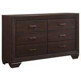 Kauffman 4-piece Queen Bedroom Set Dark Cocoa | Gallery | 204390Q-S4 204391Q-S4 204390KE-S4 204391KE-S4 204390KW-S4 204391KW-S4 204390Q-S5 204391Q-S5 204390KE-S5 204391KE-S5 204390KW-S5 204391KW-S5