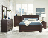 Kauffman 4-piece Queen Bedroom Set Dark Cocoa | Eastern King / 5-piece / 204391KE-S5 | 204391KE-S5
