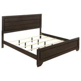 Kauffman Wood Eastern King Panel Bed Dark Cocoa | Brown | Dark Cocoa | 204391KE