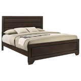 Kauffman Wood Eastern King Panel Bed Dark Cocoa | Brown | Dark Cocoa | 204391KE