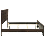 Kauffman Wood Eastern King Panel Bed Dark Cocoa | Brown | Dark Cocoa | 204391KE