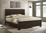 Kauffman Wood California King Panel Bed Dark Cocoa | Brown | Dark Cocoa | 204391KW