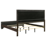 Kauffman Wood California King Panel Bed Dark Cocoa | Brown | Dark Cocoa | 204391KW
