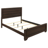 Kauffman Wood Queen Panel Bed Dark Cocoa | Queen | Brown | Dark Cocoa | 204391Q
