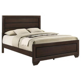 Kauffman Wood Queen Panel Bed Dark Cocoa | Queen | Brown | Dark Cocoa | 204391Q