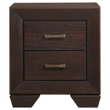Kauffman 2-drawer Nightstand Dark Cocoa | Brown | Dark Cocoa | 204392