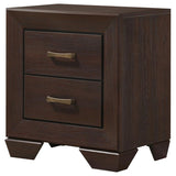 Kauffman 2-drawer Nightstand Dark Cocoa | Brown | Dark Cocoa | 204392