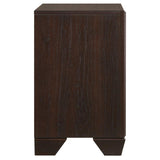 Kauffman 2-drawer Nightstand Dark Cocoa | Brown | Dark Cocoa | 204392