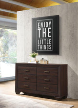 Kauffman 6-drawer Dresser Dark Cocoa | Brown | Dark Cocoa | 204393