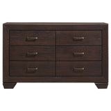 Kauffman 6-drawer Dresser Dark Cocoa | Brown | Dark Cocoa | 204393