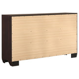 Kauffman 6-drawer Dresser Dark Cocoa | Brown | Dark Cocoa | 204393