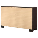 Kauffman 6-drawer Dresser Dark Cocoa | Brown | Dark Cocoa | 204393