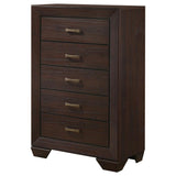 Kauffman 5-drawer Bedroom Chest Dark Cocoa | Brown | Dark Cocoa | 204395