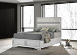 Miranda 54-inch Upholstered Panel Bed White