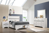 Miranda 4-piece Twin Bedroom Set White | King / 4-piece / 205111F-S4 | 205111F-S4
