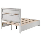 Miranda 51-inch Wood Full Storage Panel Bed White | White | 205111F