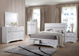 Miranda 4-piece Twin Bedroom Set White | Eastern King / 5-piece / 205111KE-S5 | 205111KE-S5