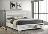 Miranda 51-inch Wood Storage Panel Bed White