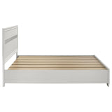 Miranda 51-inch Wood California King Storage Panel Bed White | White | 205111KW