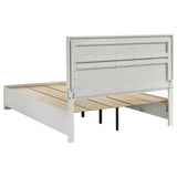 Miranda 51-inch Wood Queen Storage Panel Bed White | White | 205111Q