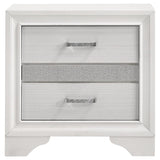 Miranda 3-drawer Nightstand Bedside Table White | White | 205112