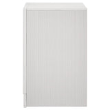 Miranda 3-drawer Nightstand Bedside Table White | White | 205112