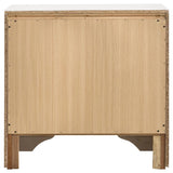 Miranda 3-drawer Nightstand Bedside Table White | White | 205112