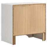 Miranda 3-drawer Nightstand Bedside Table White | White | 205112