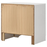 Miranda 3-drawer Nightstand Bedside Table White | White | 205112