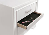 Miranda 3-drawer Nightstand Bedside Table White | White | 205112