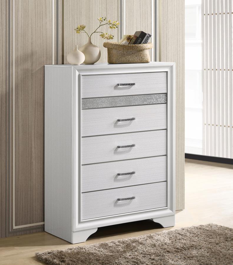 Miranda 6-drawer Bedroom Chest White | White | 205115