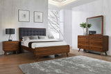 Robyn 4-piece Twin Bedroom Set Dark Walnut | California King / 4-piece | 205131KW-S4