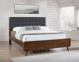 Robyn Wood California King Platform Bed Dark Walnut | Grey | Dark Walnut | 205131KW