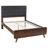 Robyn Wood Queen Platform Bed Dark Walnut | Brown | Dark Walnut | 205131Q