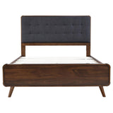 Robyn Wood Queen Platform Bed Dark Walnut | Brown | Dark Walnut | 205131Q