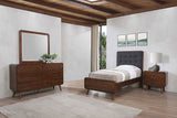 Robyn 4-piece Twin Bedroom Set Dark Walnut | Twin / 4-piece | 205131T-S4