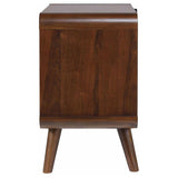 Robyn 2-drawer Nightstand Bedside Table Dark Walnut | Brown | Dark Walnut | 205132