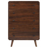 Robyn 5-drawer Bedroom Chest of Drawers Dark Walnut | Brown | Dark Walnut | 205135