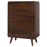 Robyn 5-drawer Bedroom Chest of Drawers Dark Walnut | Brown | Dark Walnut | 205135