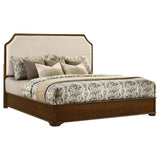 Garland 58-inch Eastern King Panel Bed Cream Brown Cherry | Eastern King | Brown | Brown Cherry / Cream | 205301KE