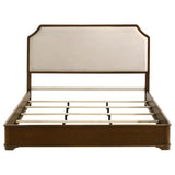 Garland 58-inch Eastern King Panel Bed Cream Brown Cherry | Eastern King | Brown | Brown Cherry / Cream | 205301KE