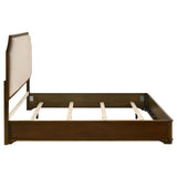 Garland 58-inch Eastern King Panel Bed Cream Brown Cherry | Eastern King | Brown | Brown Cherry / Cream | 205301KE