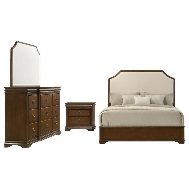 Garland 4-piece Bedroom Set Brown Cherry