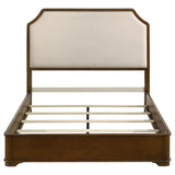 Garland 58-inch Queen Panel Bed Cream and Brown Cherry | Queen | Brown | Brown Cherry / Cream | 205301Q
