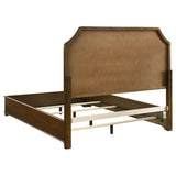 Garland 58-inch Queen Panel Bed Cream and Brown Cherry | Queen | Brown | Brown Cherry / Cream | 205301Q