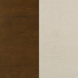 Garland 58-inch Queen Panel Bed Cream and Brown Cherry | Queen | Brown | Brown Cherry / Cream | 205301Q