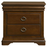 Garland 2-drawer Nightstand Bedside Table Brown Cherry | Brown | Brown Cherry | 205302