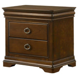 Garland 2-drawer Nightstand Bedside Table Brown Cherry | Brown | Brown Cherry | 205302