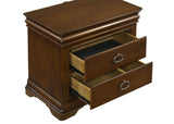 Garland 2-drawer Nightstand Bedside Table Brown Cherry | Brown | Brown Cherry | 205302